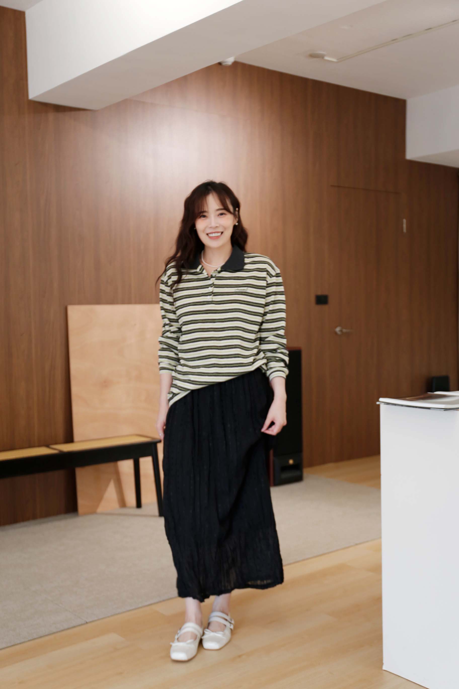 BS韓國恩宇條紋上衣(兩色)