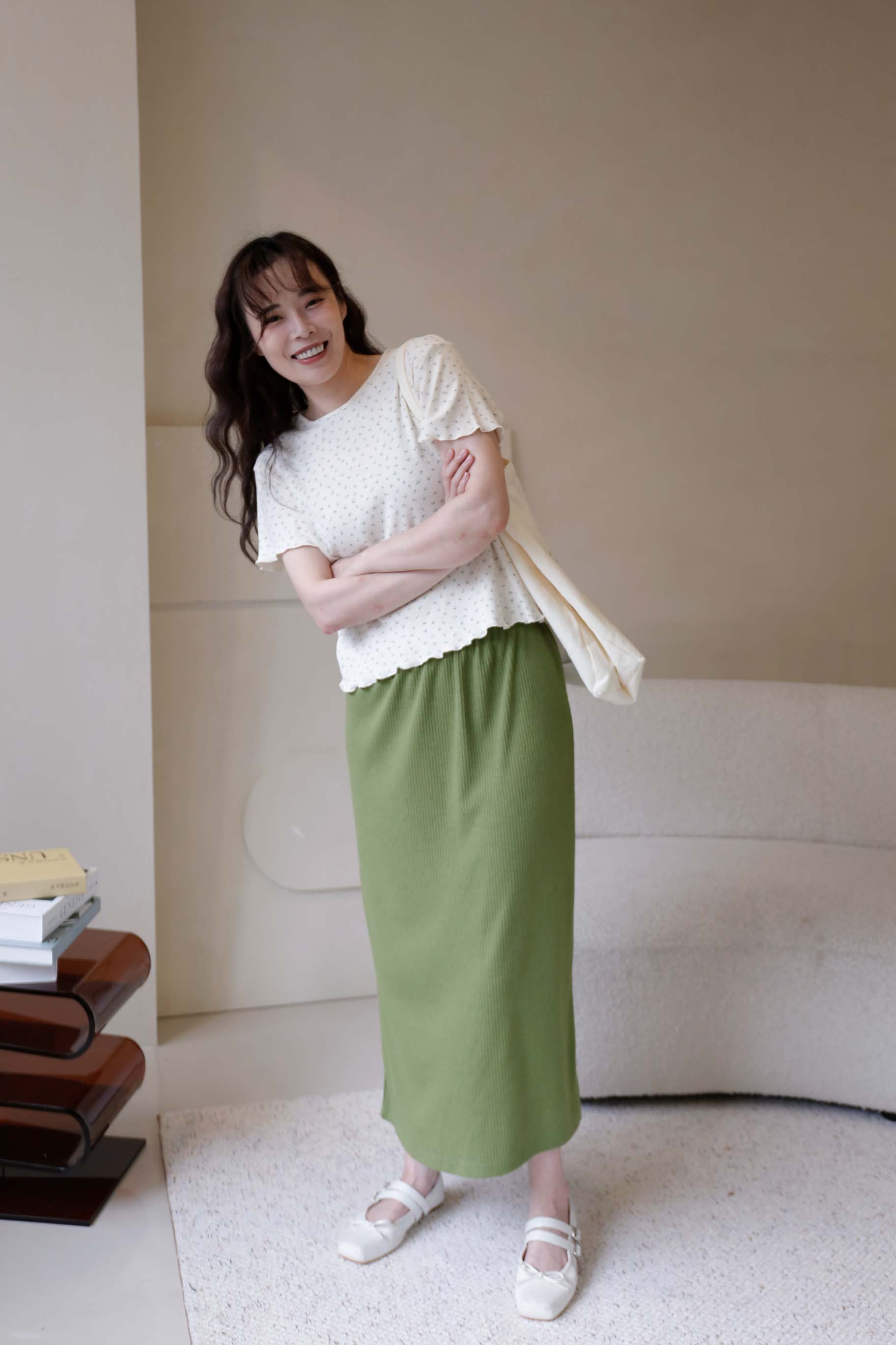 BS韓國洛緹碎花上衣(兩色)