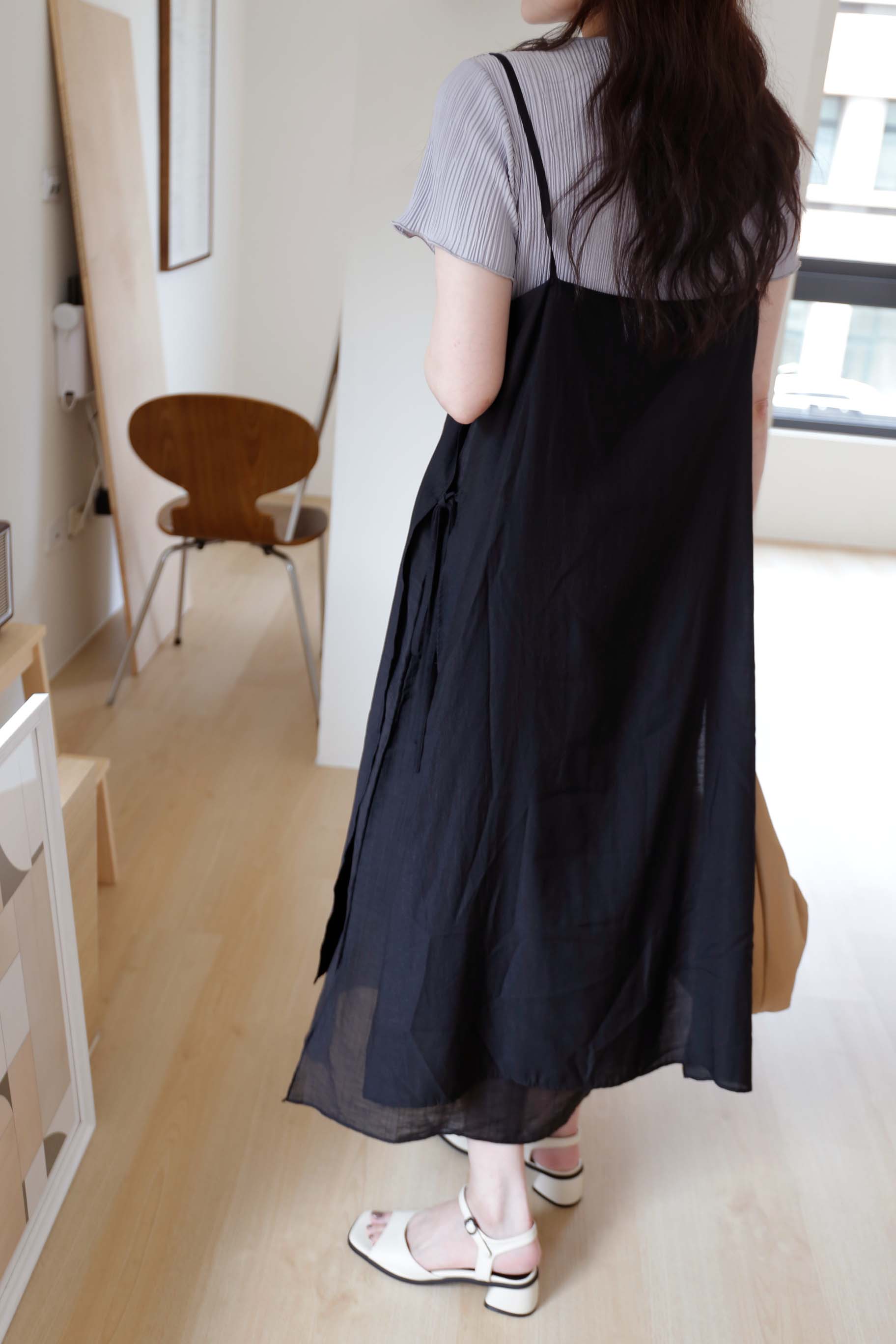 BS韓國薇恩側綁帶洋裝(兩色)