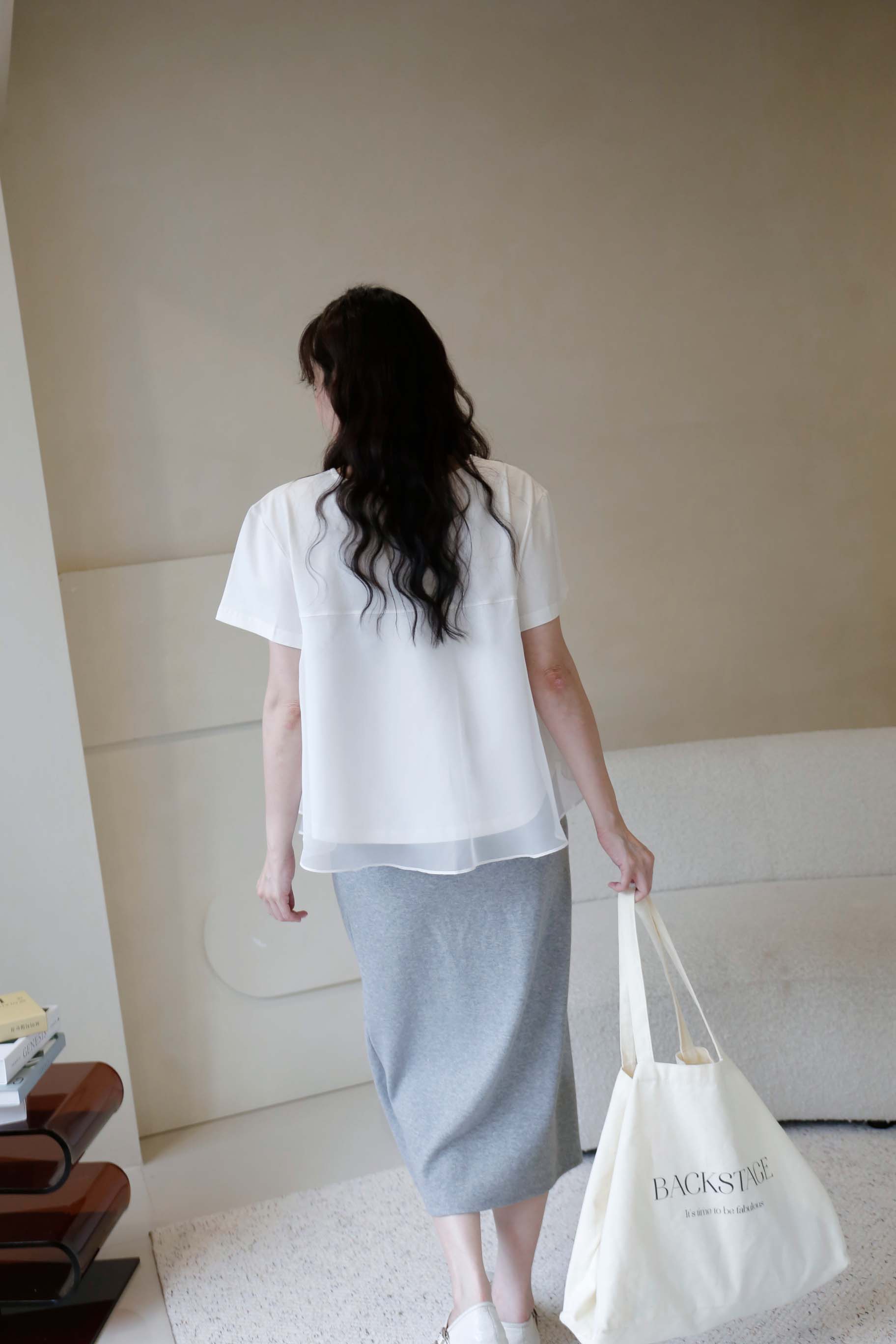 BS韓國映洛柔紗上衣(三色)