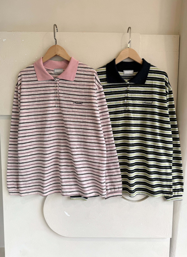 BS韓國恩宇條紋上衣(兩色)