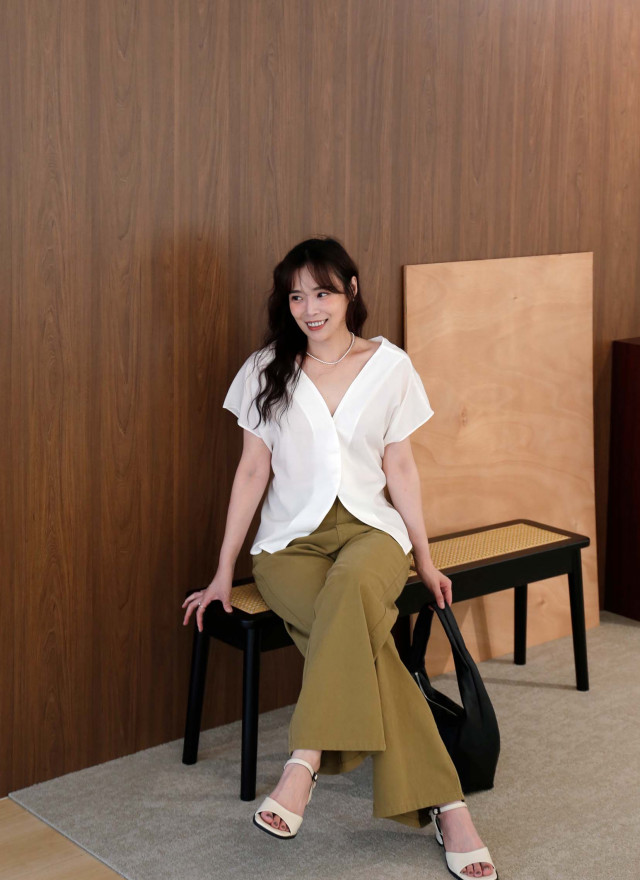 BS韓國芮恩皮面跟鞋