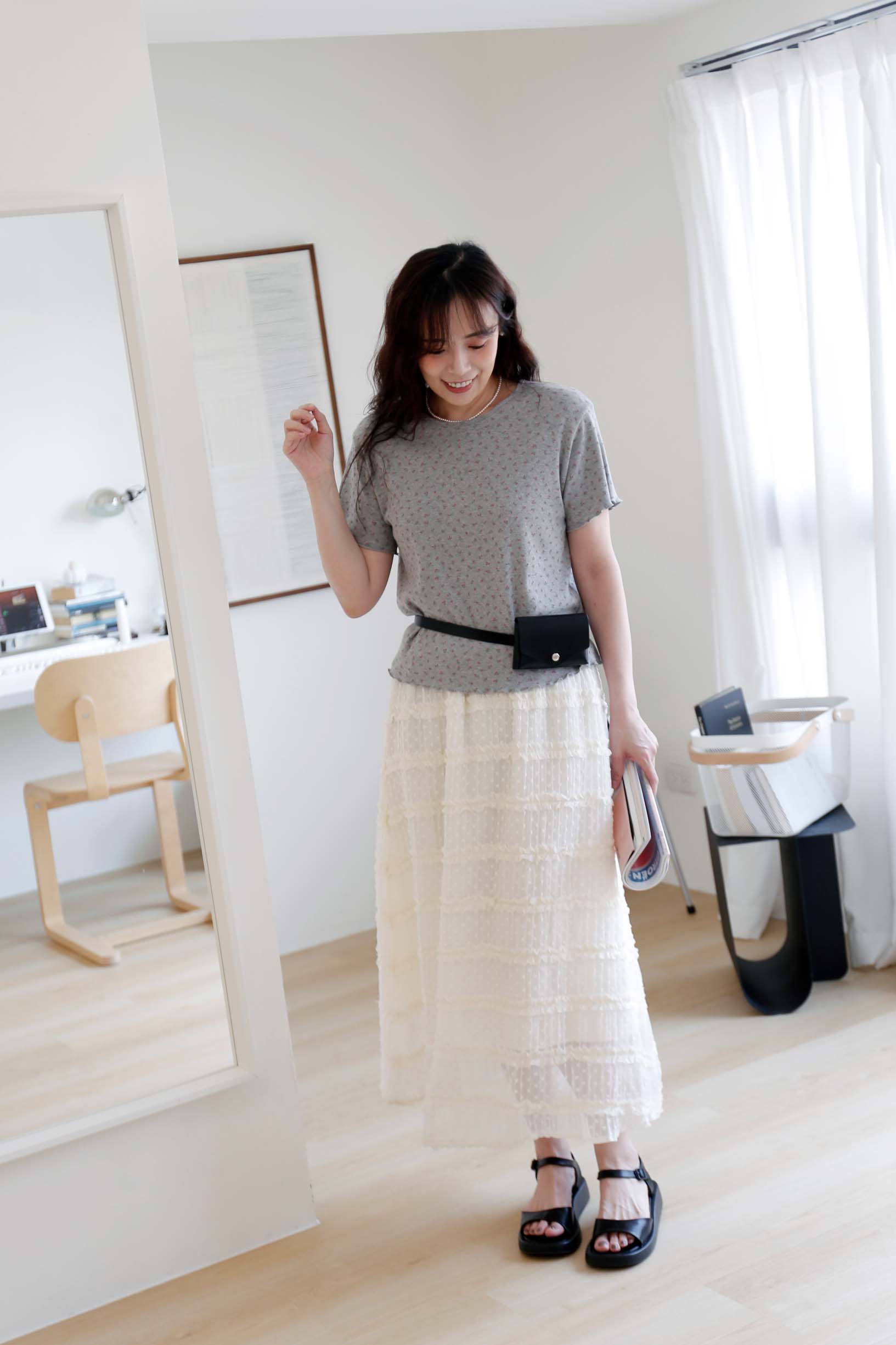 BS韓國洛伊點點層次裙