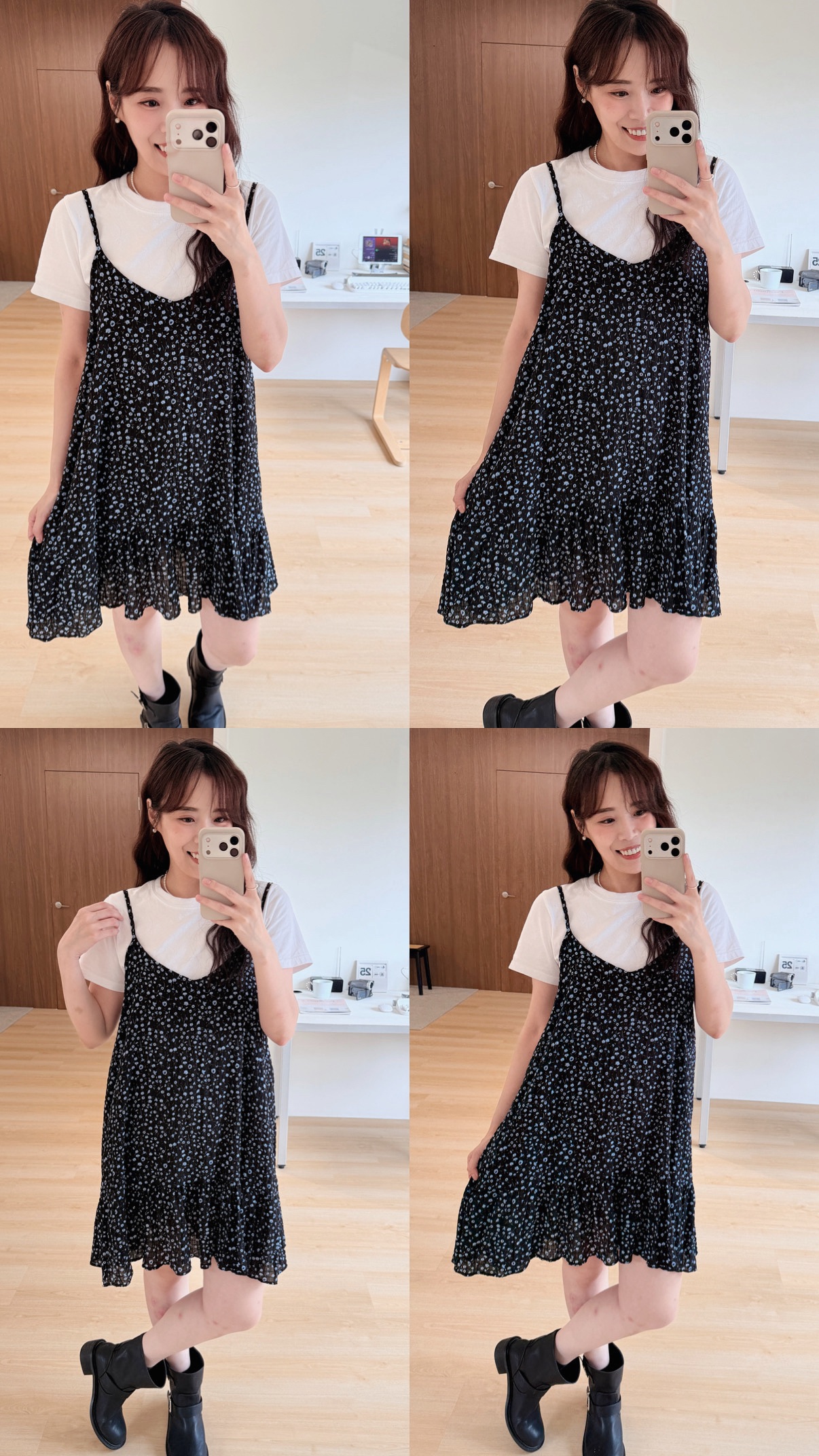 BS韓國娜英碎花小洋裝