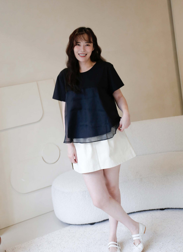 BS韓國映洛柔紗上衣(三色)