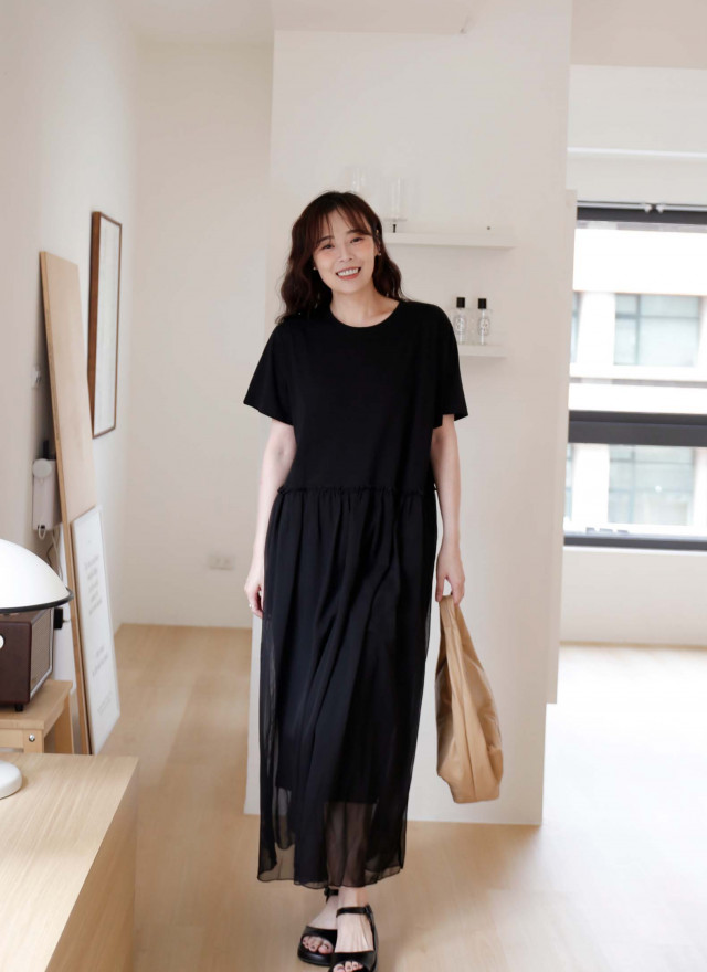 BS韓國荷娜柔紗洋裝