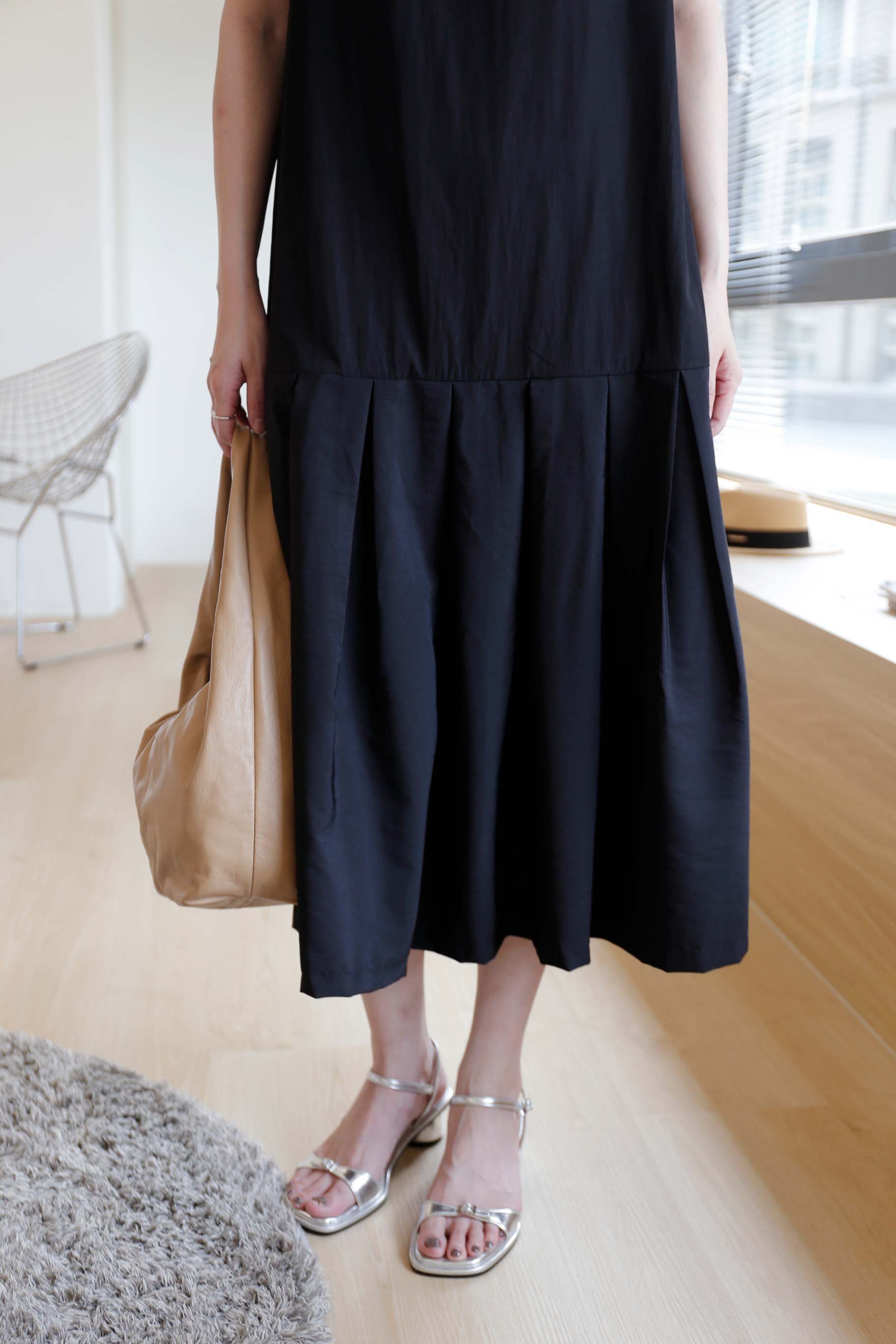 BS韓國夏恩百褶洋裝(兩面穿)