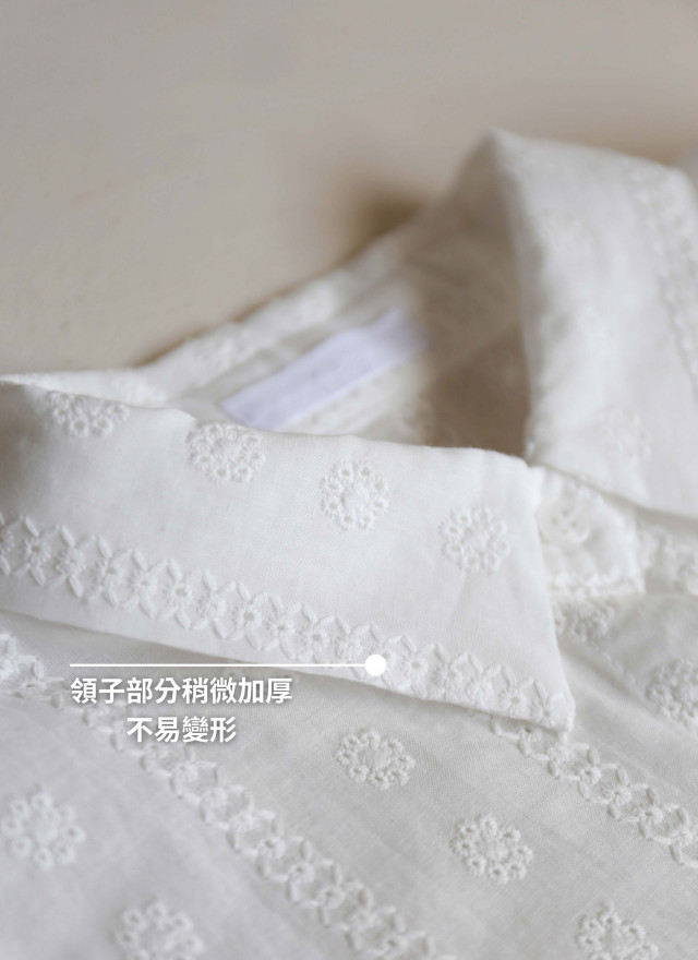 BS韓國瑞恩鏤空刺繡襯衫
