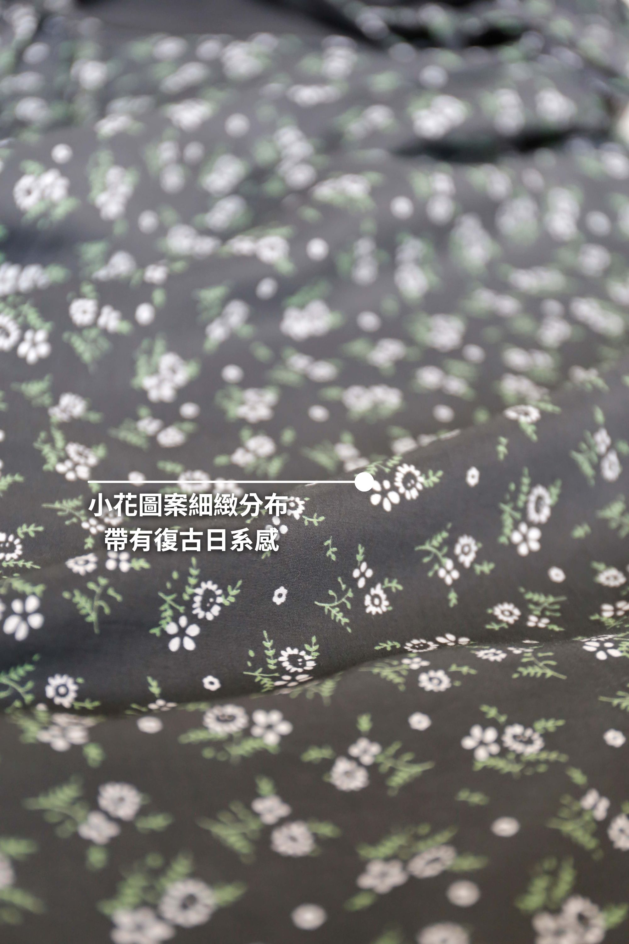 BS韓國敏雅碎花長洋裝(兩色)