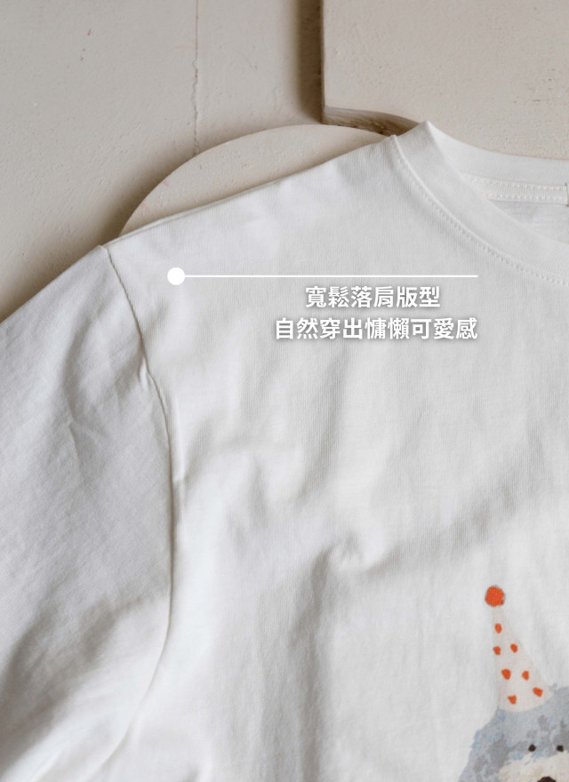 BS韓國手繪派對小狗 T (兩色)
