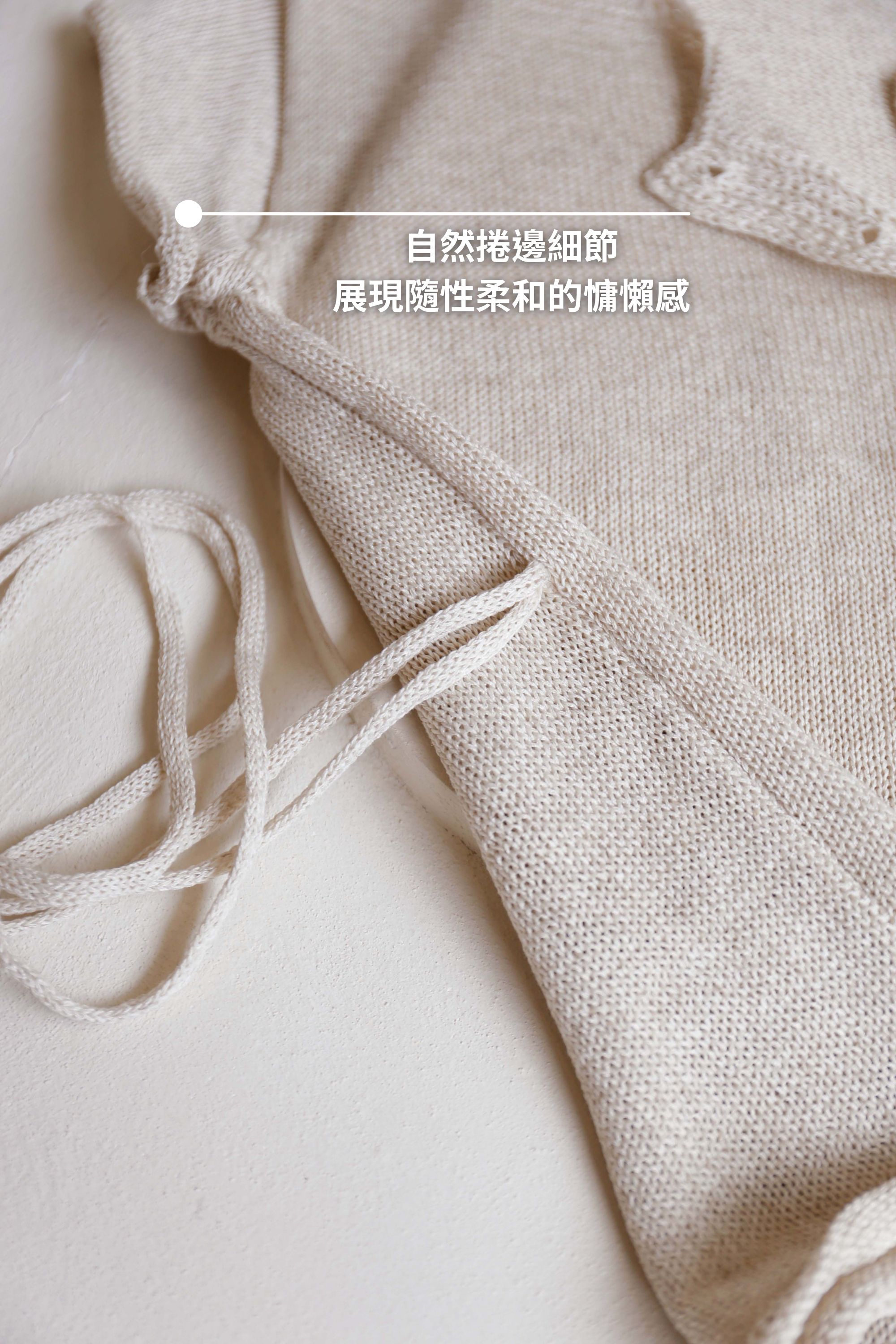 BS韓國恩書綁帶針織上衣(三色)