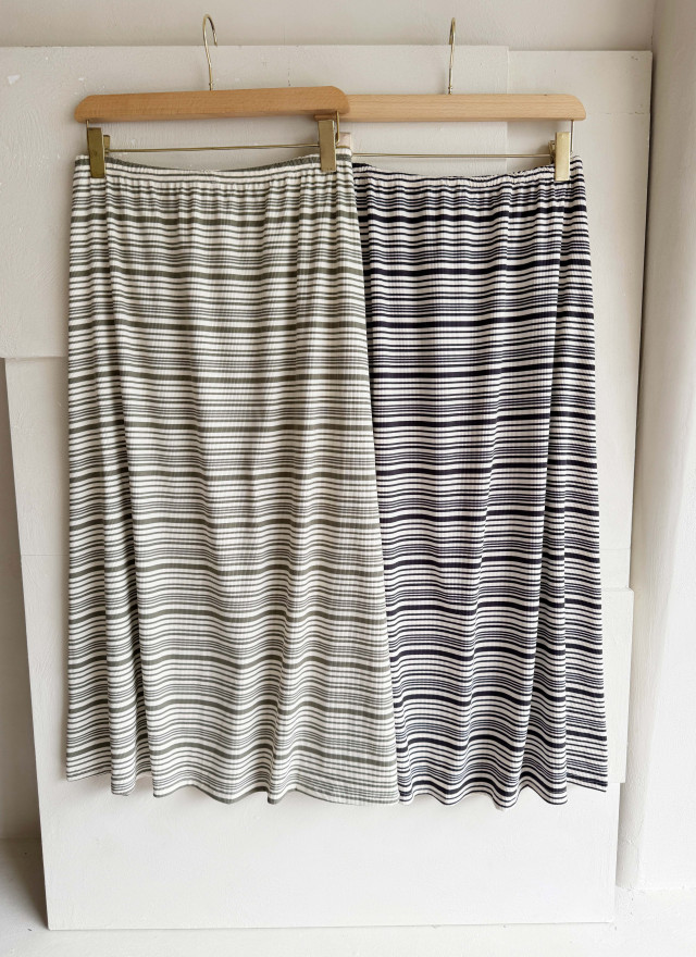 BS韓國芮宇橫紋長裙(兩色)