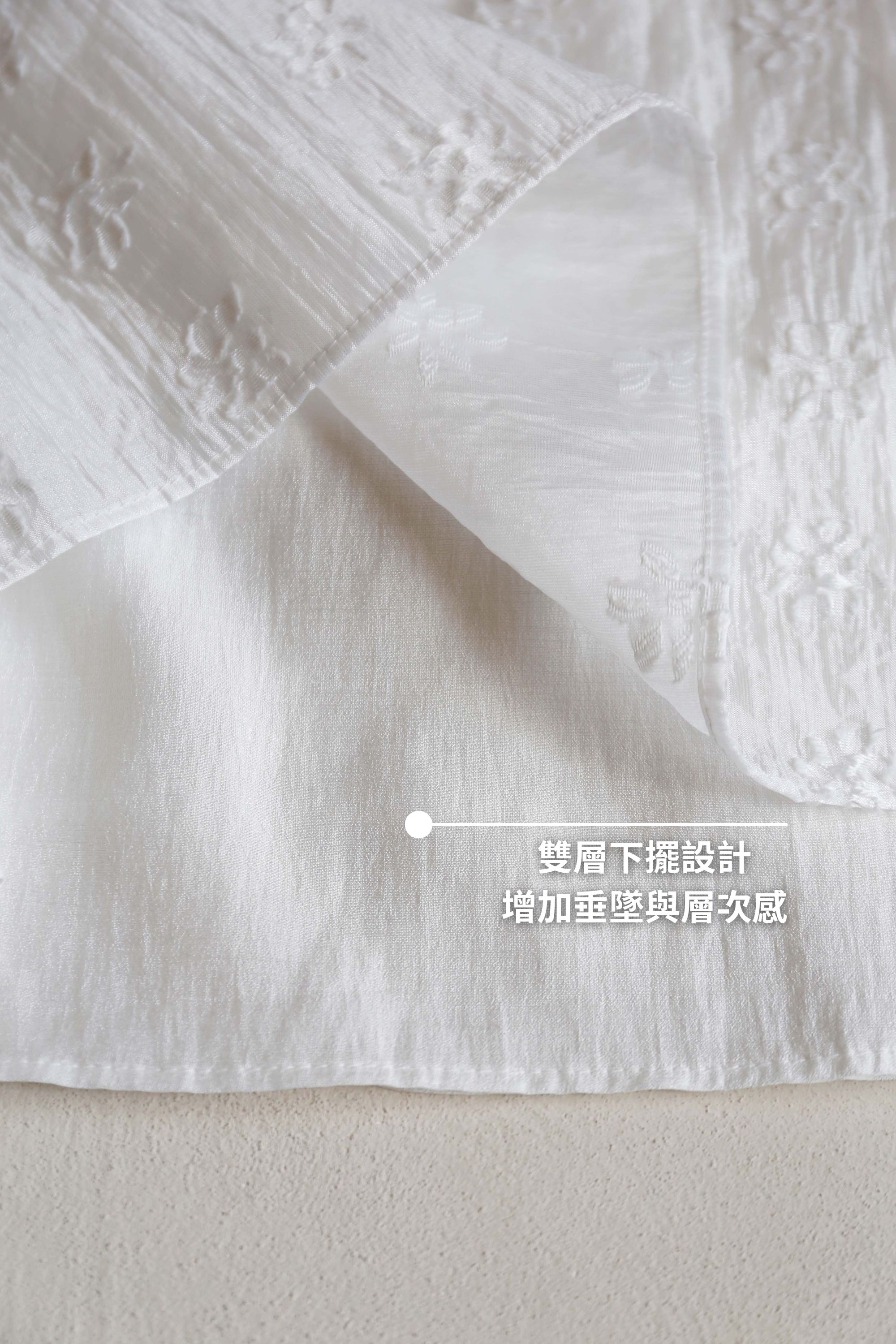 BS韓國立體花卉層次背心(兩色)