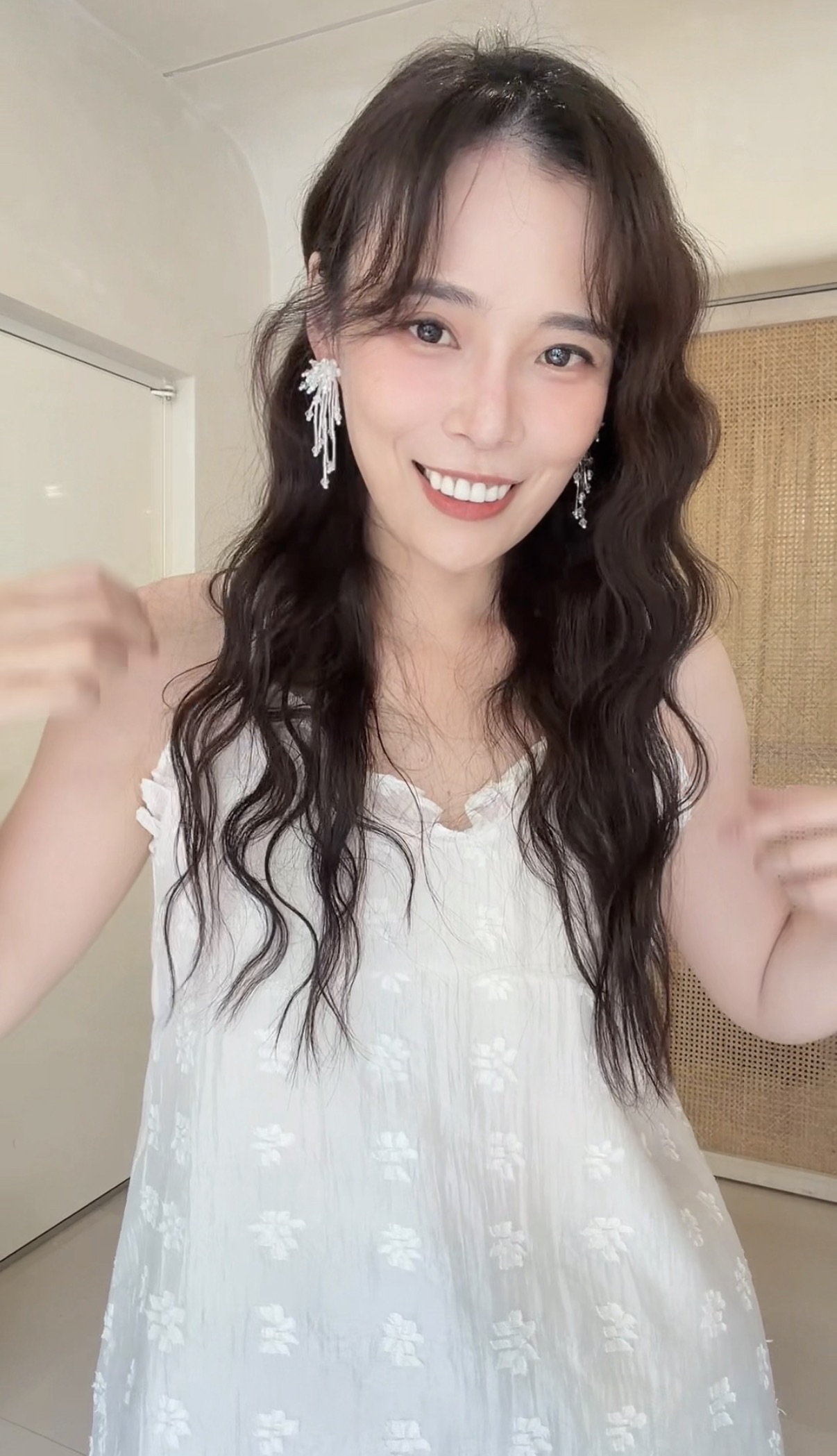 BS時尚微光流蘇耳環