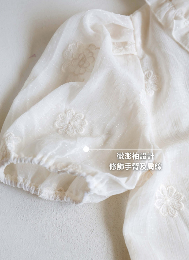 BS韓國莉絲刺繡上衣