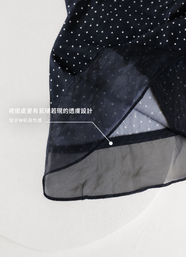 BS韓國點點細肩小洋裝