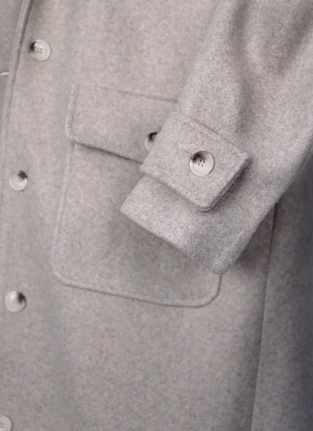 立體縫線雙口袋大衣(特惠)